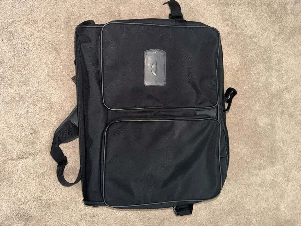 Samsonite Supra 2 Black Garment Bag Hanging Travel Case